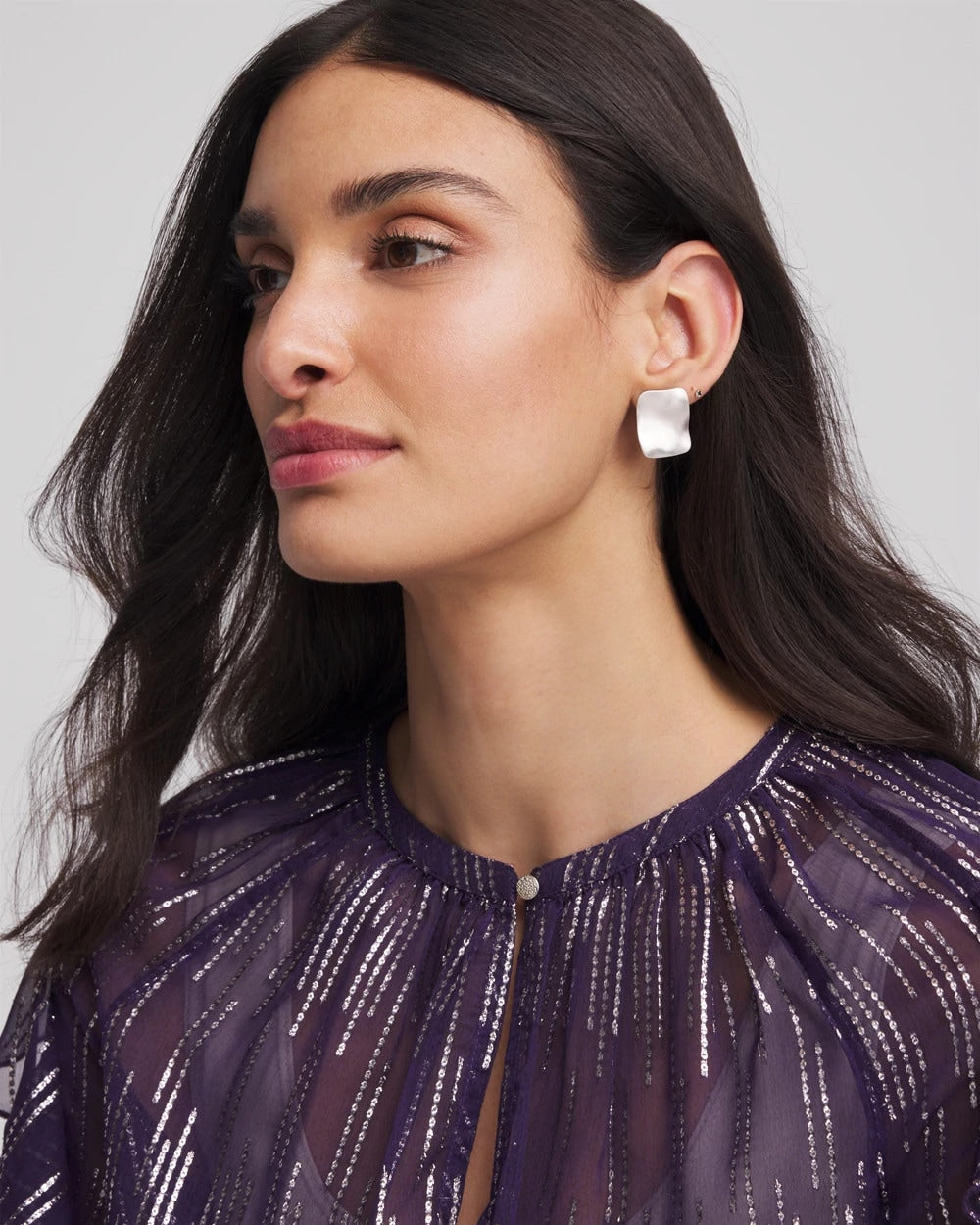 Square Oversized Stud Earrings - Chico's