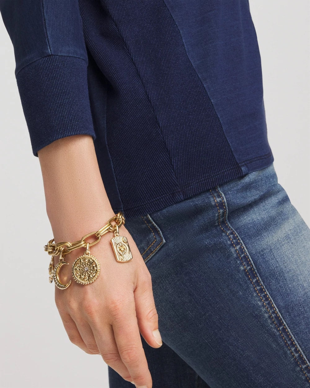 Gold Celestial Charm Bracelet - Chico's