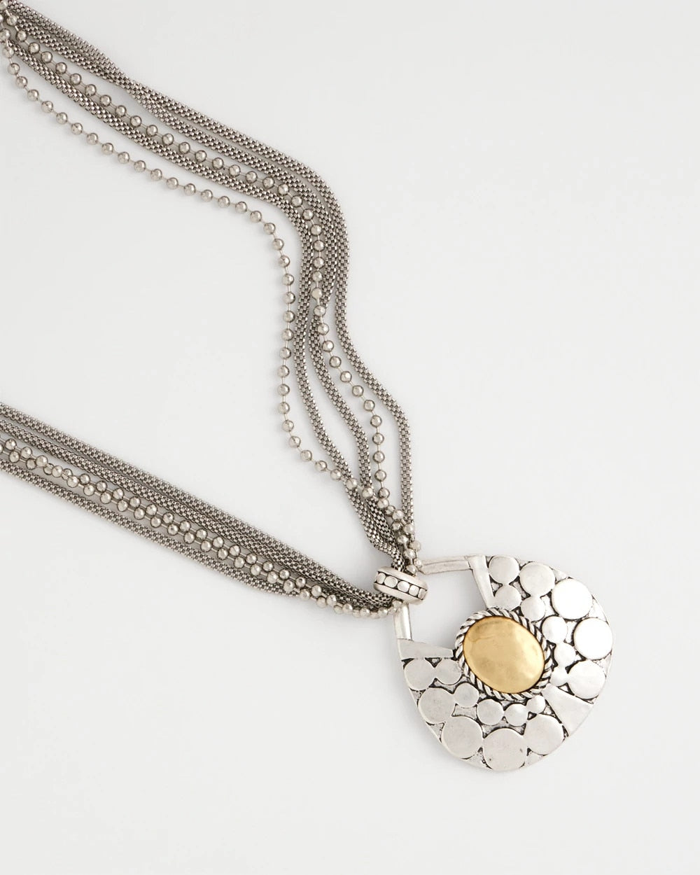 Island Metal Pendant Necklace - Chico's