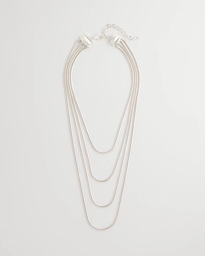 Multi-Layer Snake Chain Necklace - Chico's