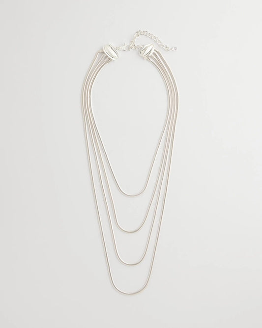 Multi-Layer Snake Chain Necklace - Chico's