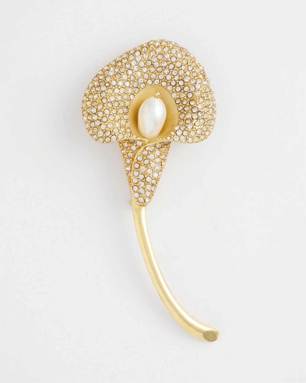 Encrusted Calla Lily Brooch - Chico's