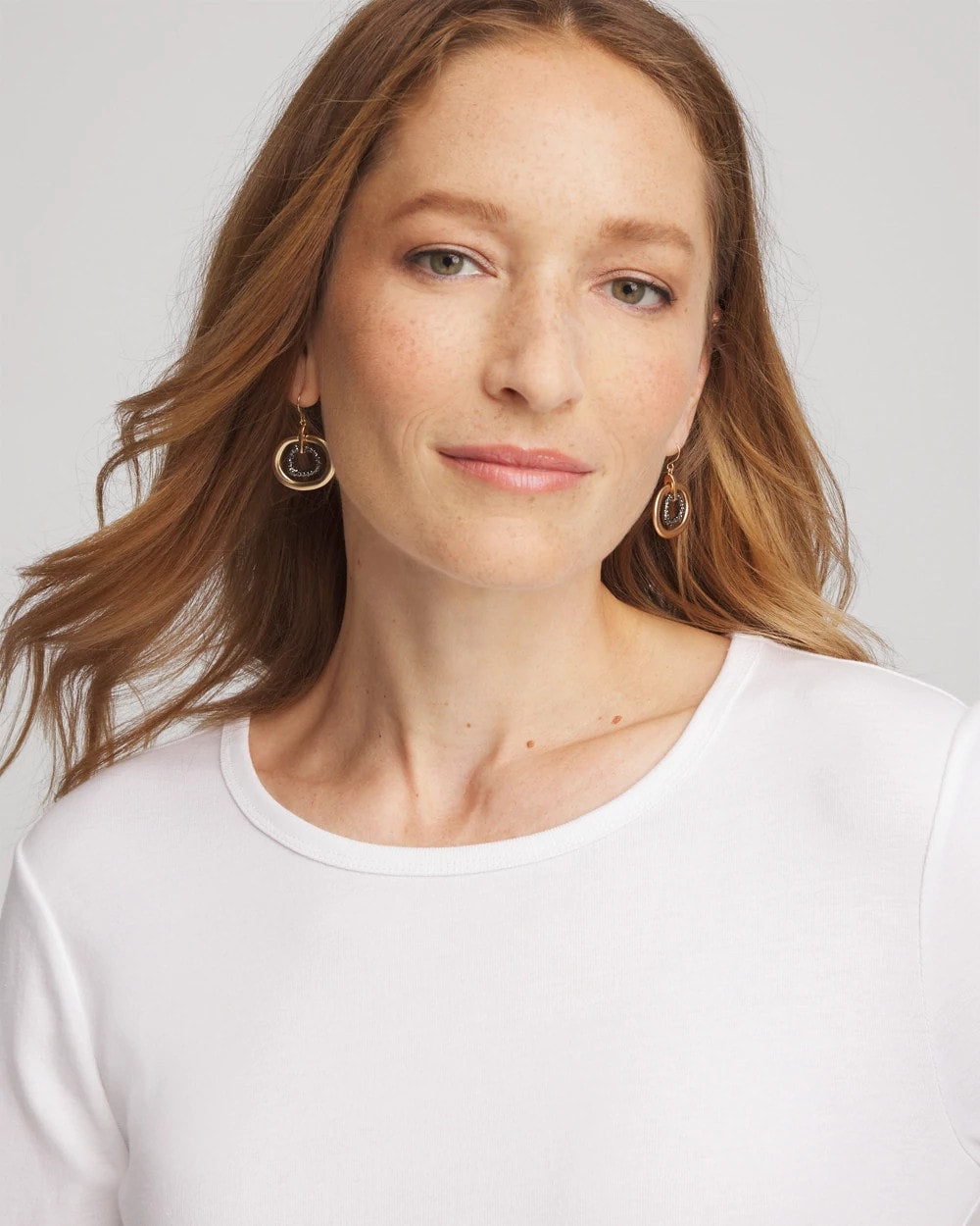 Pave Mixed Metal Earrings - Chico's