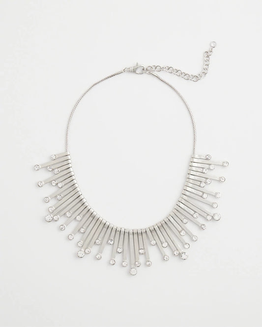 Chico’s Originals Silver Slice & Gem Bib - Chico's