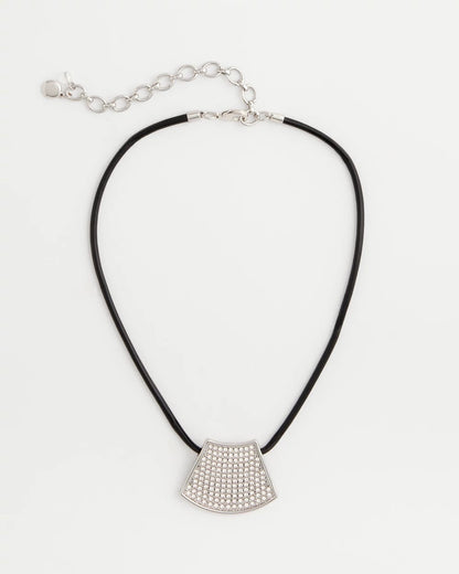 Silver Glitz Pendant Necklace - Chico's