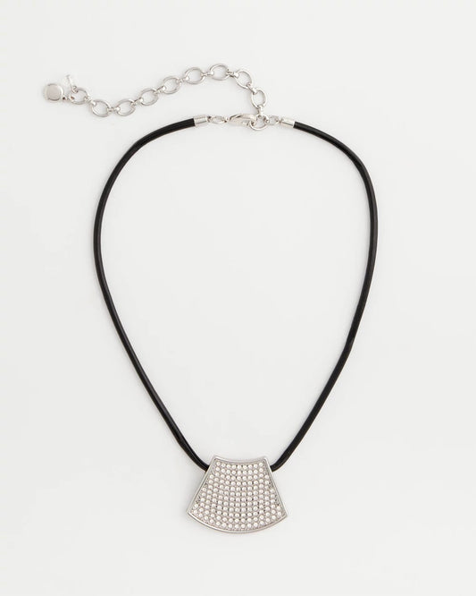 Silver Glitz Pendant Necklace - Chico's