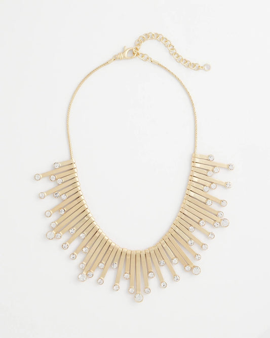Chico’s Originals Gold Slice & Gem Bib - Chico's