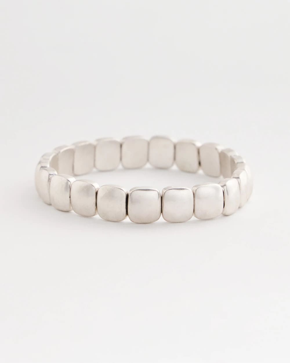 Silvertone Stretch Bracelet - Chico's