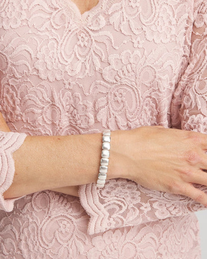 Silvertone Stretch Bracelet - Chico's