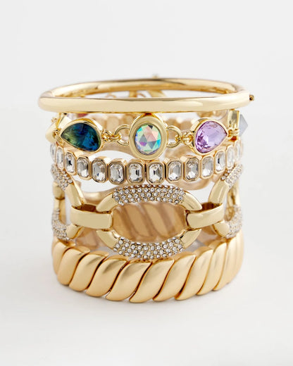 Large Pave Link Toggle Bracelet - Chico's