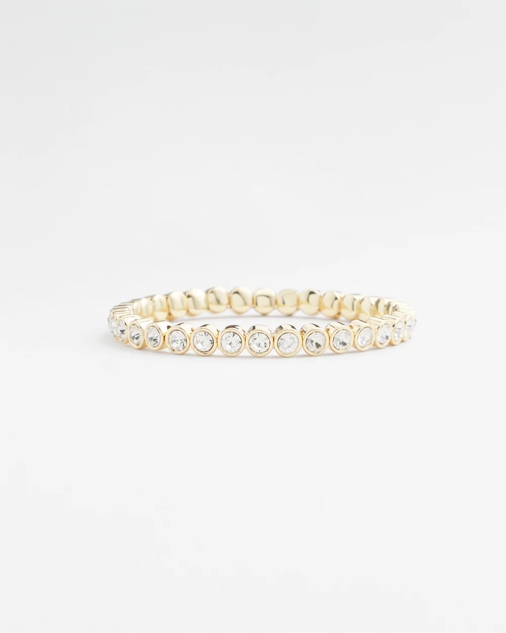 Goldtone Stretch Tennis Bracelet - Chico's
