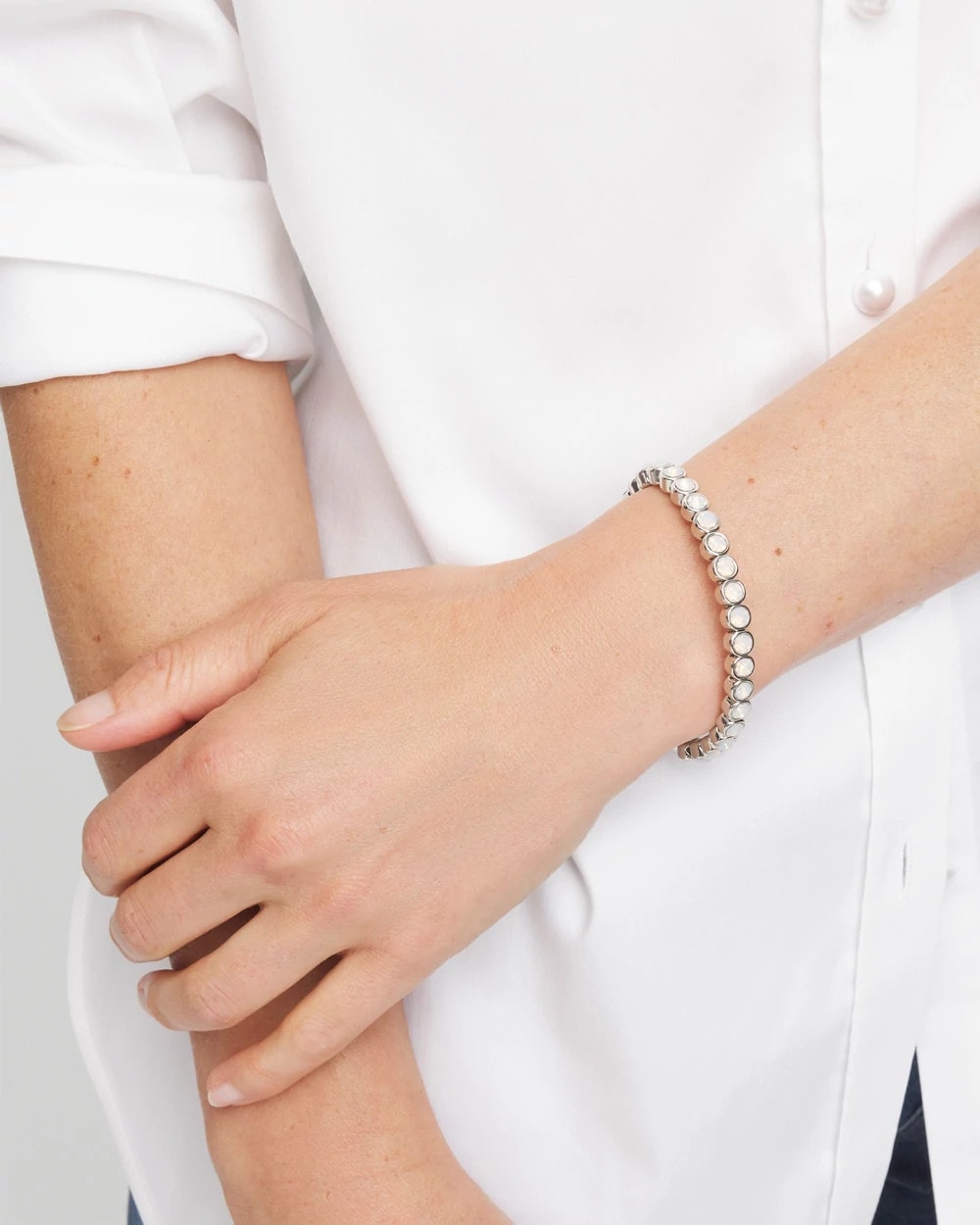 Shiny Round Stretch Bracelet - Chico's