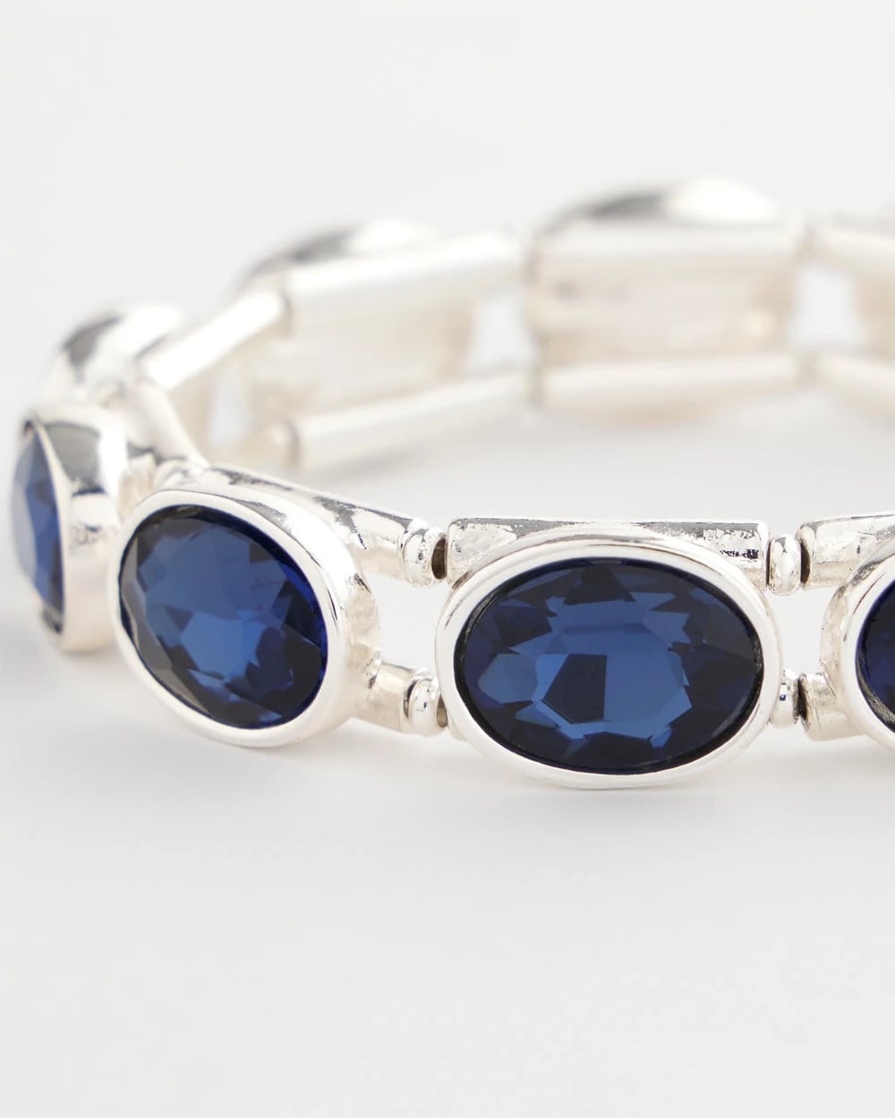 Large Faceted Gem Stretch Bracelet - Chico's