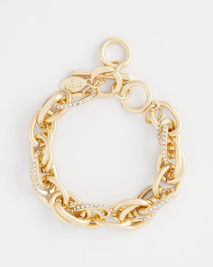 Pave Link Toggle Bracelet - Chico's