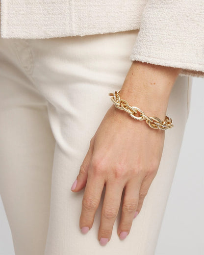 Pave Link Toggle Bracelet - Chico's