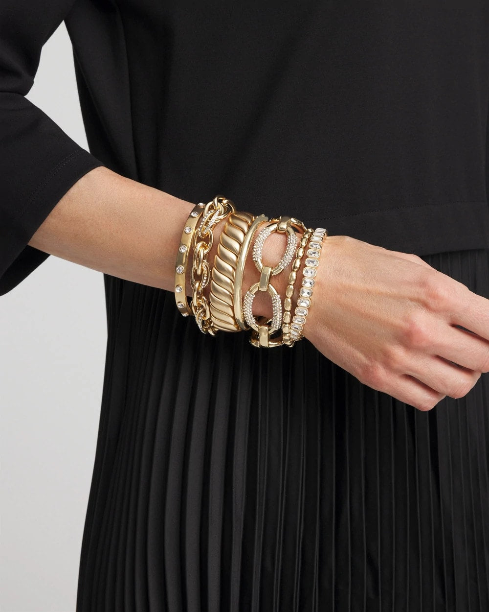 Pave Link Toggle Bracelet - Chico's