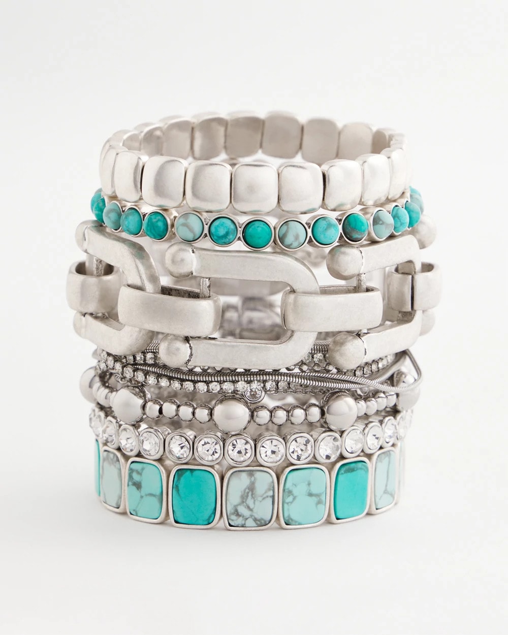 Silvertone Link Chain Bracelet - Chico's
