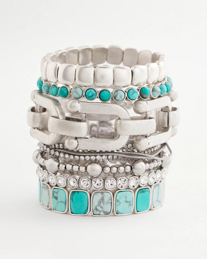 Silvertone Link Chain Bracelet - Chico's