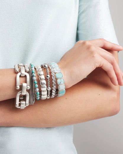 Silvertone Link Chain Bracelet - Chico's