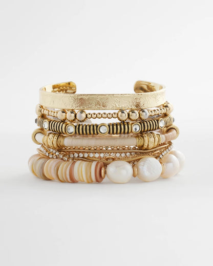 Goldtone Multistrand Bracelet - Chico's