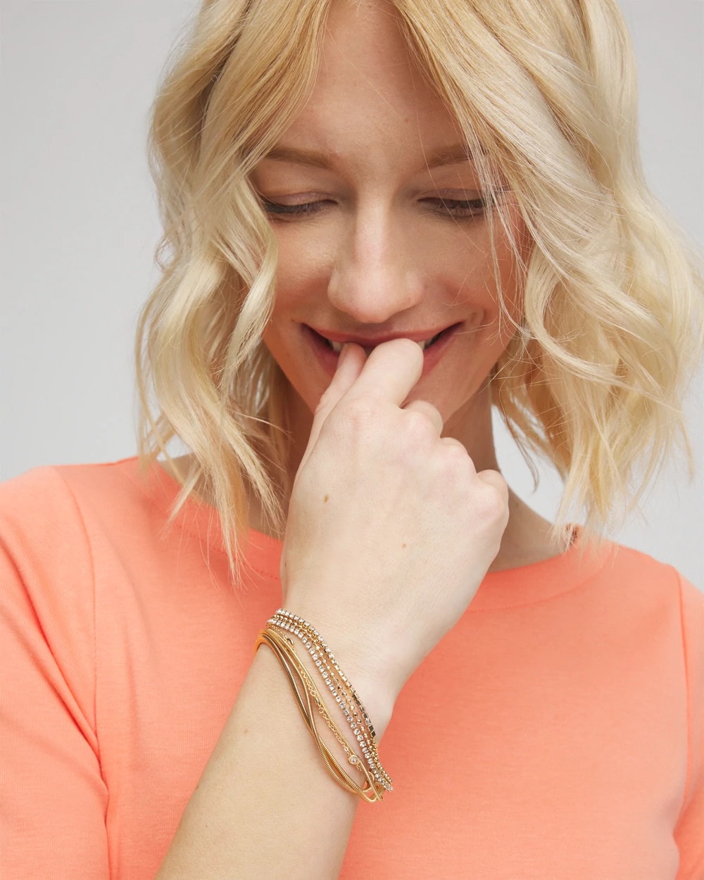 Goldtone Multistrand Bracelet - Chico's