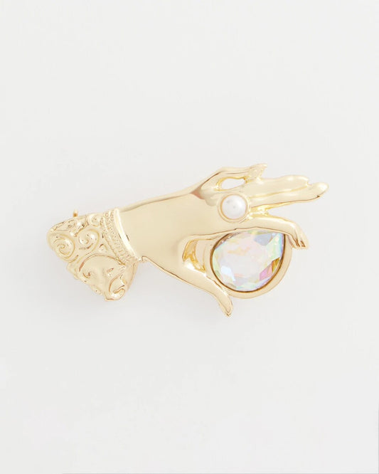 Fortune Teller Gem Brooch - Chico's