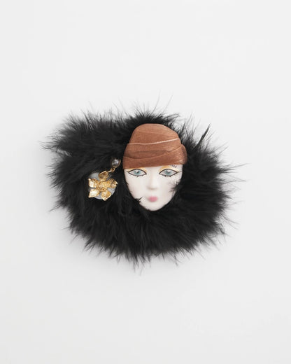 Feathered Lady Brooch - Chico's