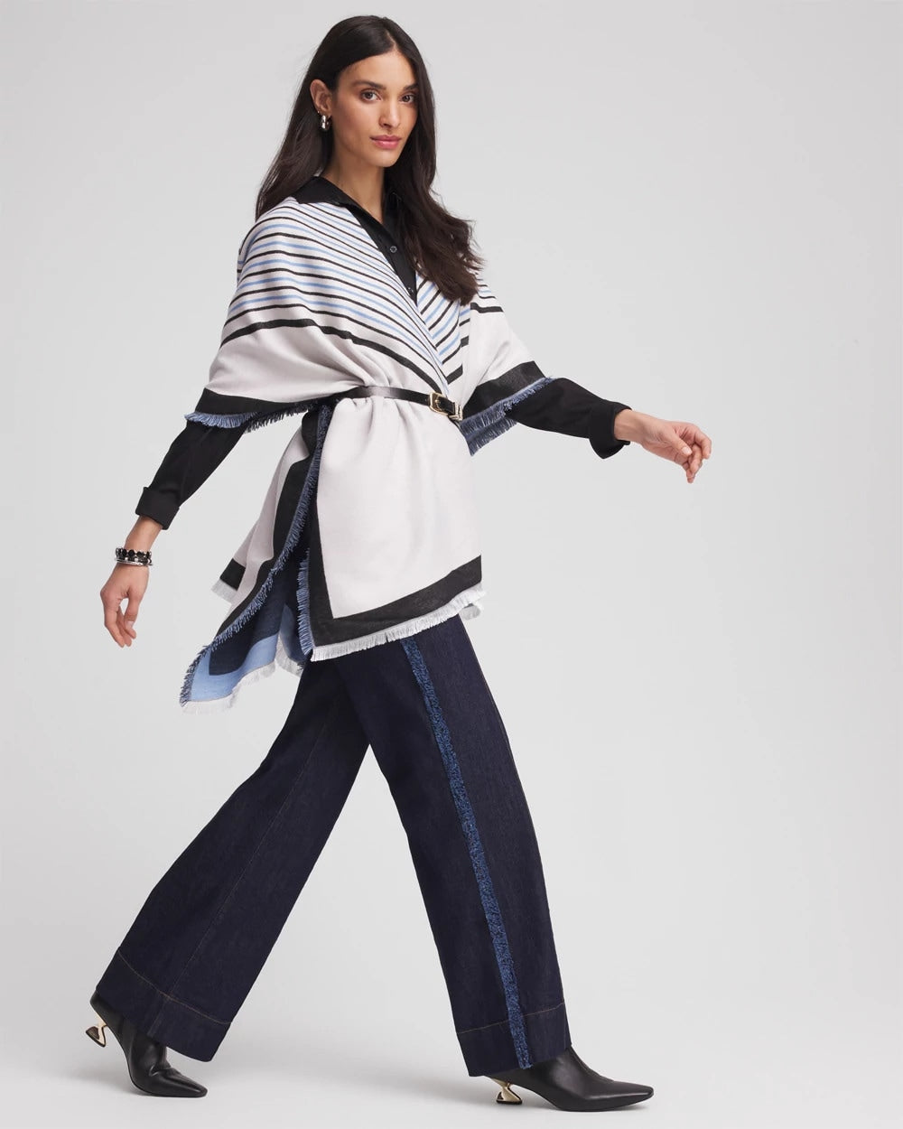 Woven Reversible Ruana - Chico's