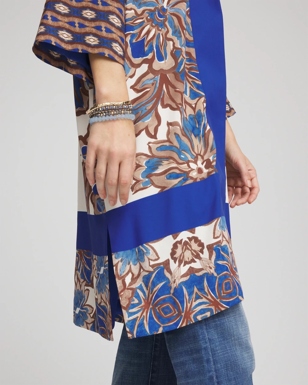 Crepe Long Printed Kimono - Chico's