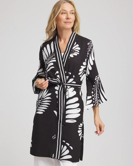 Tie-Front Long Kimono - Chico's