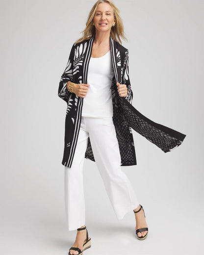 Tie-Front Long Kimono - Chico's