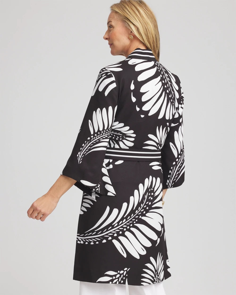 Tie-Front Long Kimono - Chico's