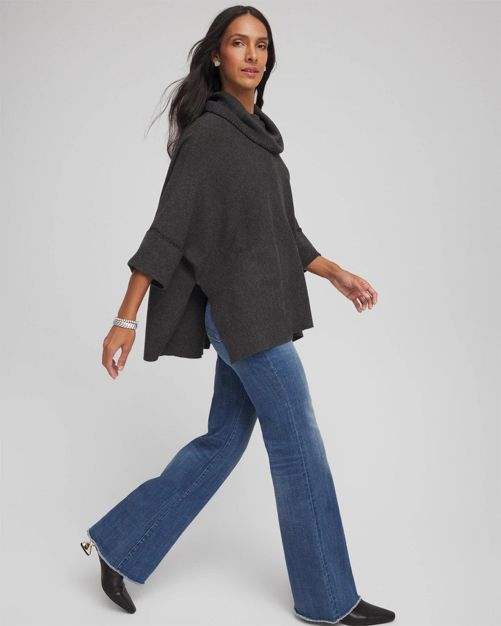 Cowlneck Poncho - Chico's