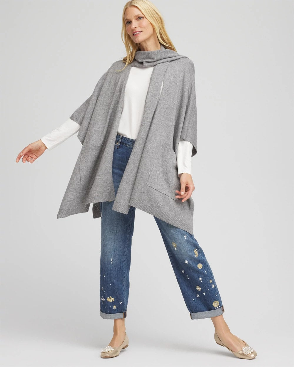 Long Knit Ruana - Chico's