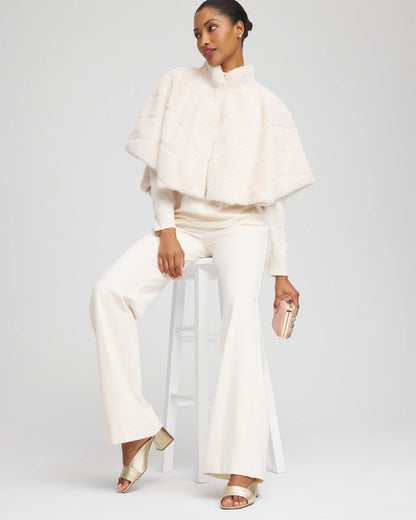 Faux Fur Funnelneck Capelet - Chico's