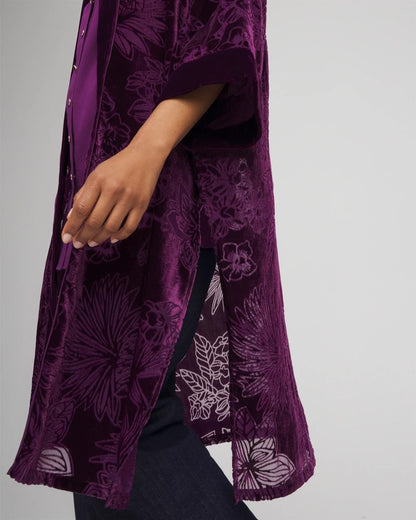 Floral Burnout Kimono - Chico's