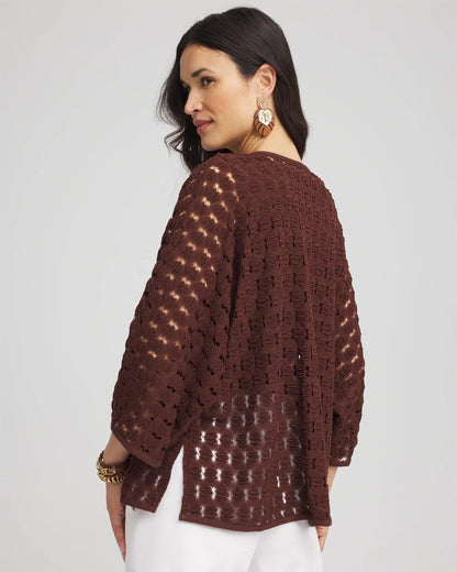 Short Woven Kimono - Chico's