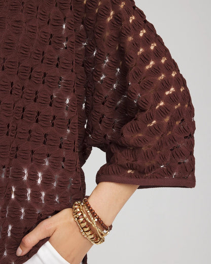 Short Woven Kimono - Chico's