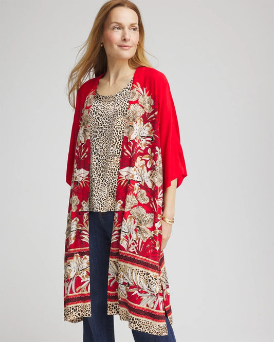 Art Nouveau Long Kimono - Chico's