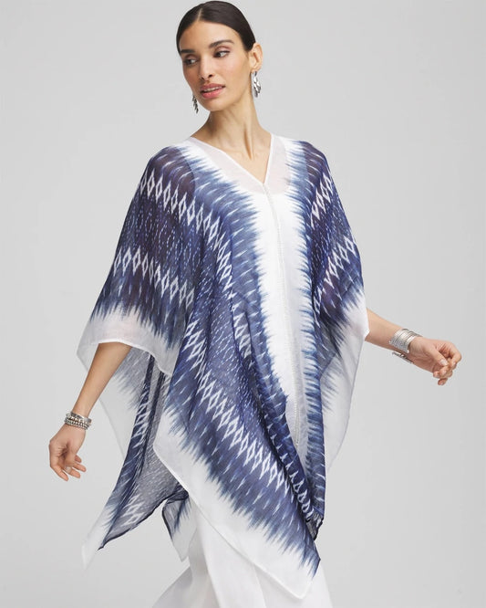 Long Embellished Linen Kaftan - Chico's