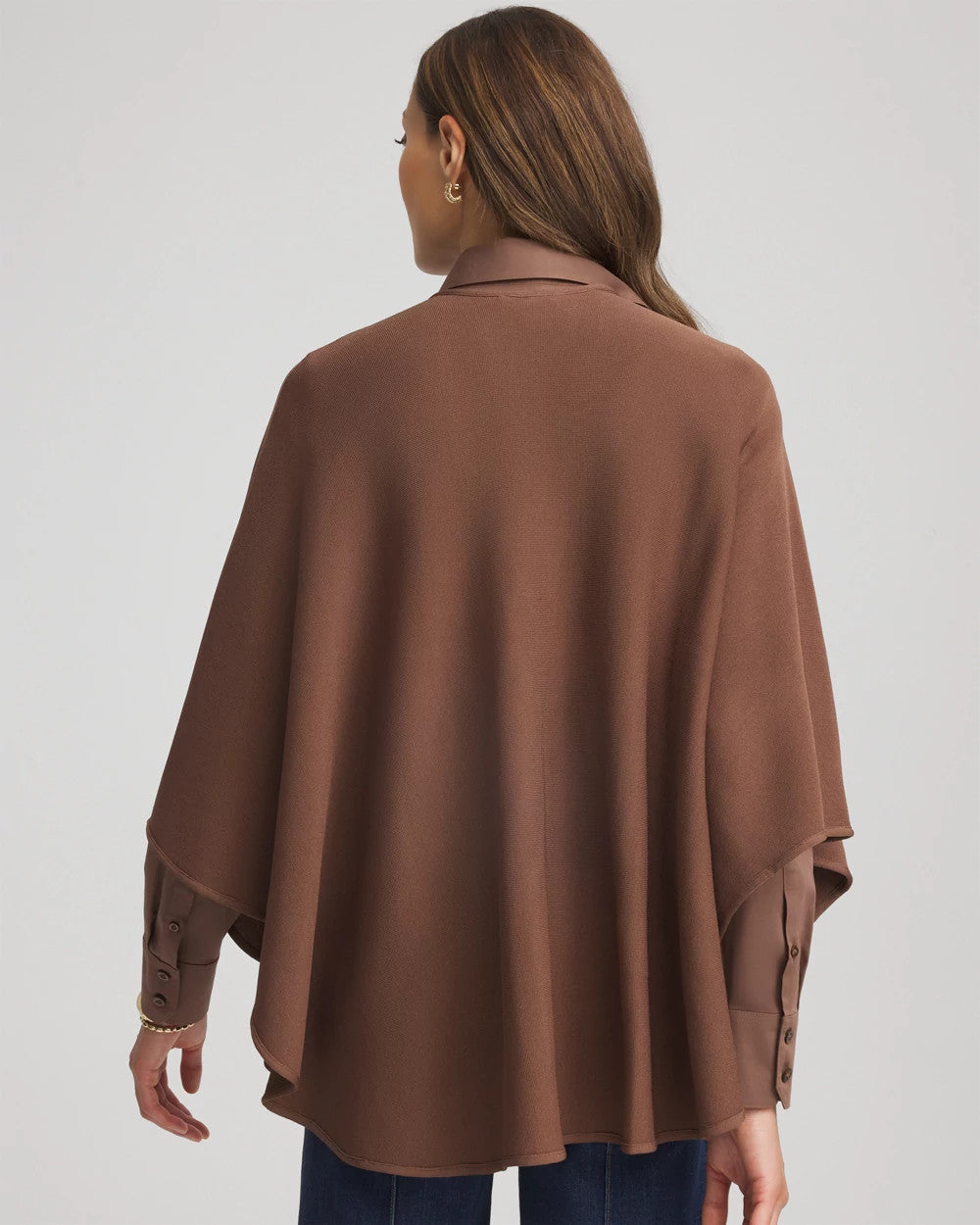 Crepe Open-Front Ruana - Chico's