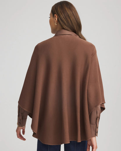 Crepe Open-Front Ruana - Chico's