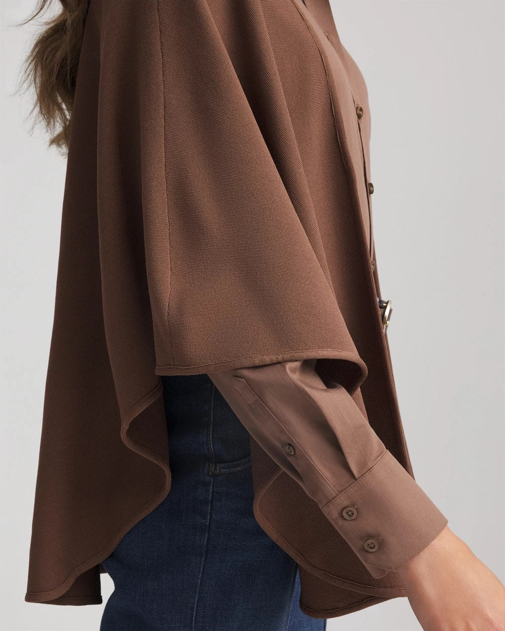 Crepe Open-Front Ruana - Chico's