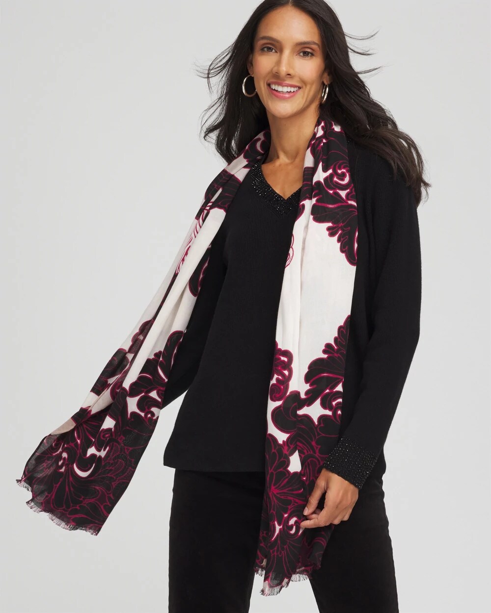 Maude Medallion Oblong Scarf - Chico's