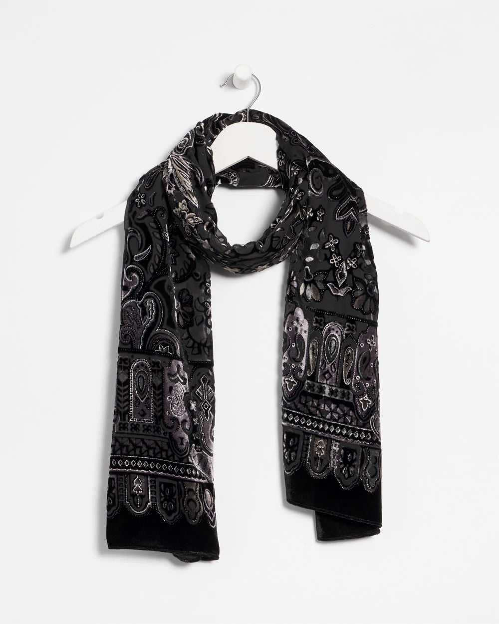 Velvet Burnout Oblong Scarf - Chico's
