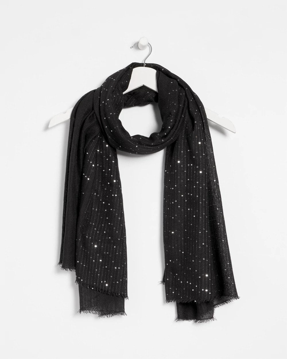 Metallic Stripe Oblong Scarf - Chico's