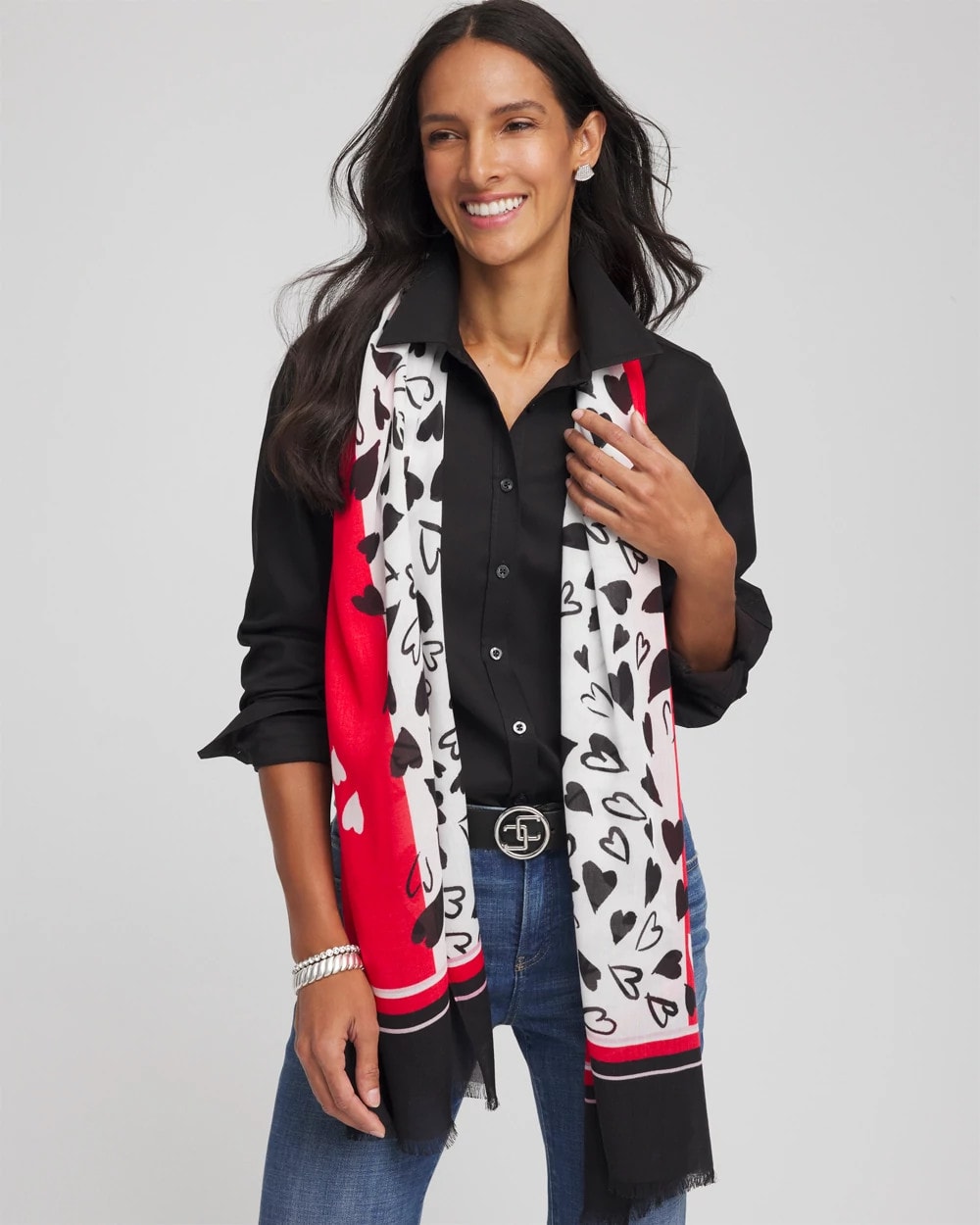 Lover Girl Woven Oblong Scarf - Chico's