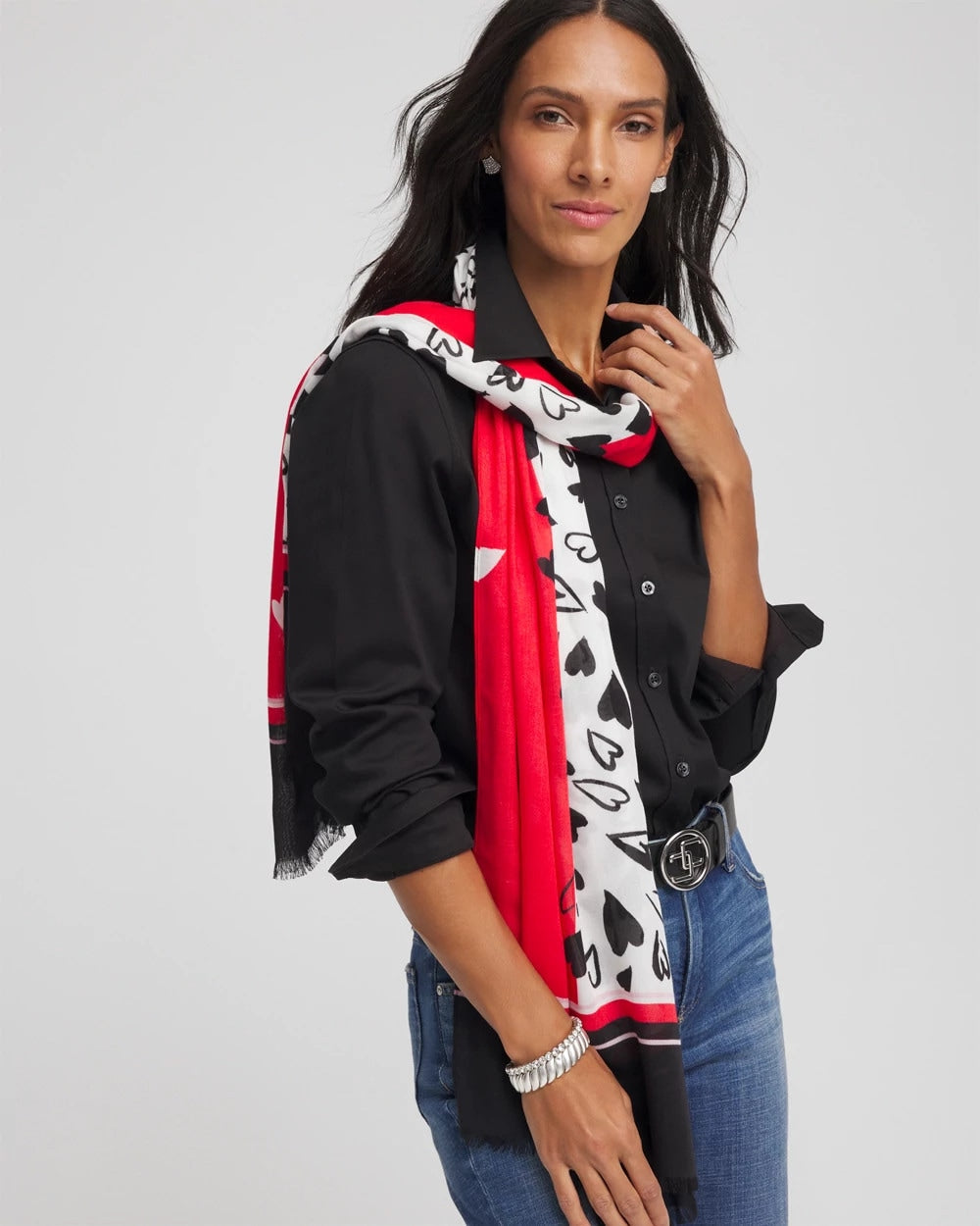 Lover Girl Woven Oblong Scarf - Chico's