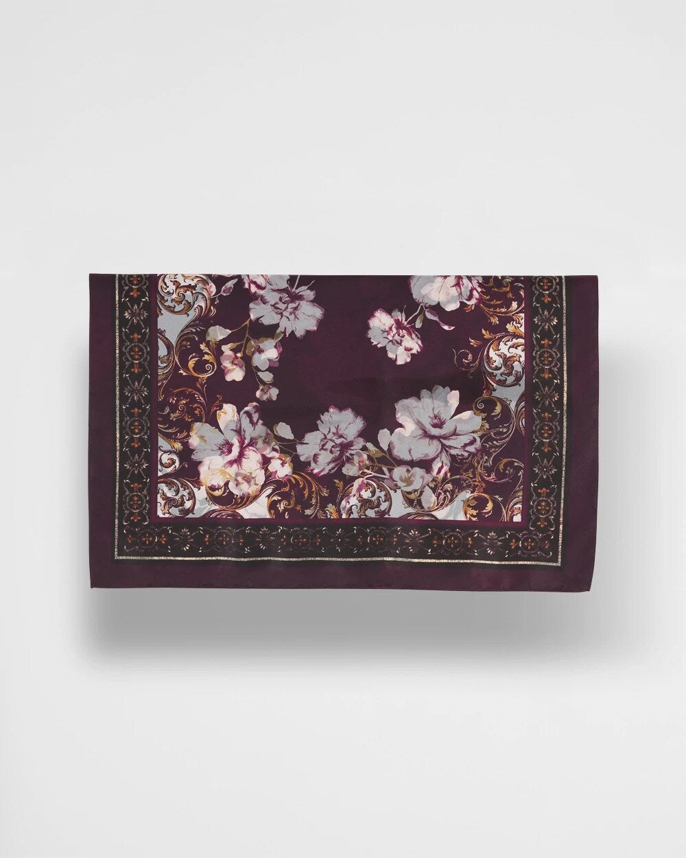 Frosty Floral Square Neckerchief Scarf - Chico's