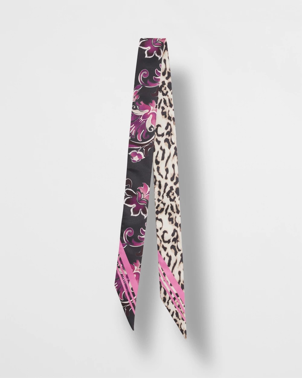 Floral Animal Print Skinny Scarf - Chico's